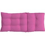 vidaXL - Stoelkussens - 6 - st - hoge - rug - oxford - stof - roze