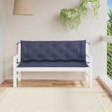 Gartenbank-Auflagen 2 Stk. Marineblau 150x50x7 cm Oxford-Gewebe Vidaxl