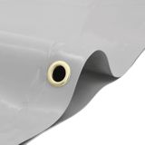 vidaXL - Dekzeil - 650 - g/m² - 5x7 - m - grijs
