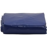 vidaXL Dekzeil 650 g/m² 5x5 m blauw