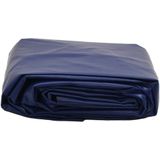 vidaXL Dekzeil 650 g/m² 5x5 m blauw