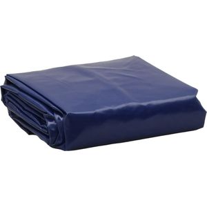 vidaXL - Dekzeil - 650 - g/m² - 5x5 - m - blauw