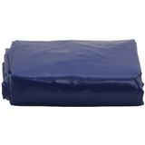 vidaXL Dekzeil 650 g/m² 5x6 m blauw