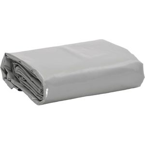 vidaXL - Dekzeil - 600 - g/m² - 4x6 - m - grijs