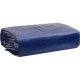 vidaXL Dekzeil 650 g/m² 5x7 m blauw