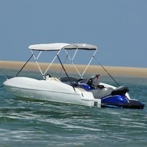3-Bow Bimini-Top mit Mesh-Seitenteilen 183x(170-182)x137 cm vidaXL731441