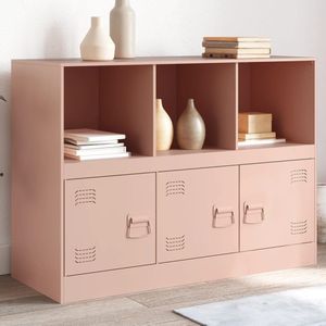 Sideboard Rosa 99x39x73 cm Stahl Vidaxl