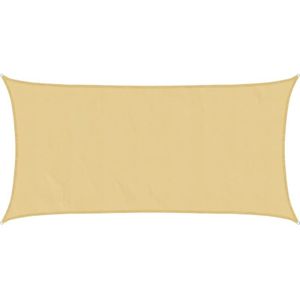 Sonnensegel Sandfarbe 5x2,5 m 100% Polyester Oxford vidaXL