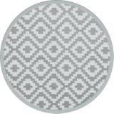 Vidaxl - Outdoor-Teppich Grau Ø200 cm pp 453548