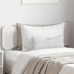 vidaXL Kopfteil Weiß 100 cm Massivholz Kiefer