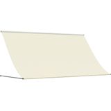 Vidaxl - Markise Einziehbar Creme 300x150 cm Stoff und Stahl