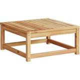 vidaXL - 8-delige - Loungeset - met - kussens - massief - acaciahout
