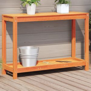 vidaXL Oppottafel - Wasbruin - Massief Grenenhout - 108x35x75 cm