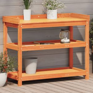 vidaXL Oppottafel - Bruin - Grenenhout - 108x45x86,5 cm