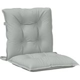 vidaXL Niedriglehner-Auflagen 6 Stk. Melange Hellgrau 100x50x7cm Stoff