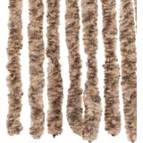 Vidaxl - Fliegenvorhang Beige und Dunkelbraun 56x185 cm Chenille