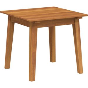 vidaXL - Bijzettafel - Acaciahout - 45x45x40 cm - Vierkant