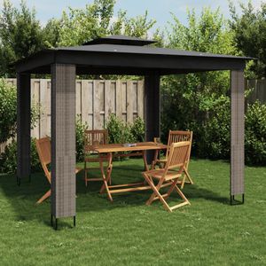 Overkapping - Tuinpaviljoen - Roestbestendig Staal - Geventileerd Dak