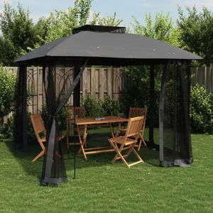 Tuinpaviljoen - Roestbestendig Staal - Polyester - Geventileerd Dak