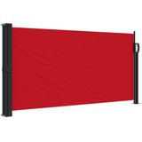 vidaXL Windscherm uittrekbaar 100x300 cm rood