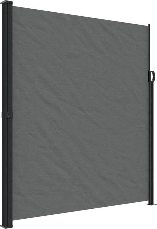 vidaXL - Windscherm - uittrekbaar - 220x300 - cm - antracietkleurig