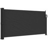 vidaXL - Windscherm - uittrekbaar - 100x500 - cm - zwart