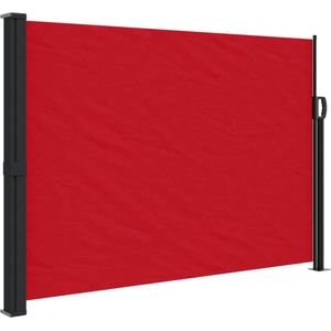 vidaXL Windscherm uittrekbaar 140x500 cm rood