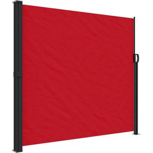 vidaXL Windscherm uittrekbaar 180x500 cm rood