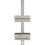 Doucherek - Zilver - Geborsteld Roestvrij Staal - Handig 2-in-1 Ontwerp