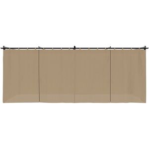 Tuinpaviljoen - Polyester - Roestbestendig Staal - Uitschuifbaar Dak