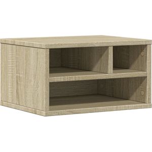 vidaXL Printerkastje - Sonoma Eikenkleurig - Bewerkte Hout