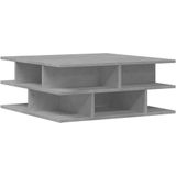 vidaXL - Salontafelx70x29 - cm - bewerkt - hout - betongrijs