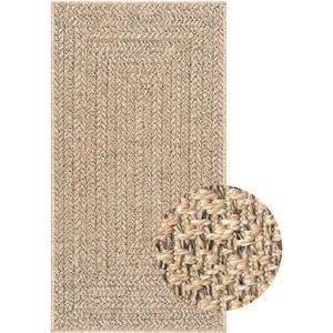 vidaXL Teppich ZIZUR 60x110 cm Jute-Optik Indoor und Outdoor
