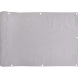 vidaXL Balkon-Sichtschutz Grau 500x75 cm PVC