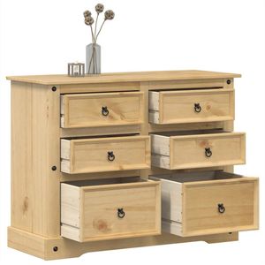 vidaXL Kommode Corona 112x48x91 cm Massivholz Kiefer