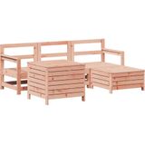 vidaXL 5-delige Loungeset massief douglas vurenhout