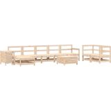 vidaXL - 10-delige - Loungeset - massief - grenenhout