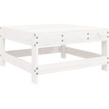 vidaXL - 10-delige - Loungeset - massief - grenenhout - wit