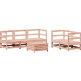 vidaXL 6-delige Loungeset massief douglas vurenhout