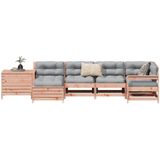 vidaXL - 7-delige - Loungeset - massief - douglas - vurenhout