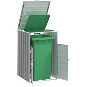 vidaXL - Containerberging - voor - 1 - container - 72x81x115 - cm - staal - grijs