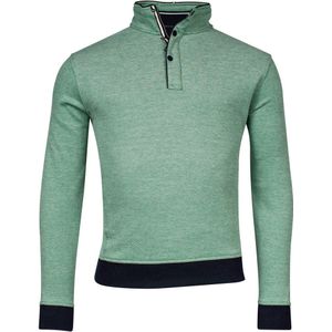 Baileys - Bonneterie-LM - Trui - Groen - Rugby Kraag - 100% Katoen