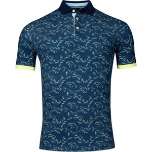 Baileys - Polo - Donkerblauw - Geprint - Katoen