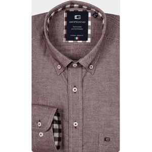 Giordano - Brando - Casual Overhemd - Rood - Lange Mouw - LS Button Down