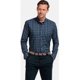 Giordano - Overhemd - Bruin Geruit - Katoen