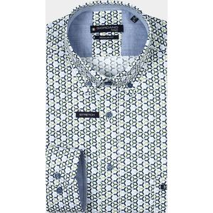 Giordano - Casual Overhemd - Wit - Katoen