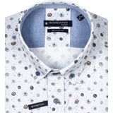 Giordano - 427036 - Overhemd - Blauw - Katoen/Elasthan - Borstzakje