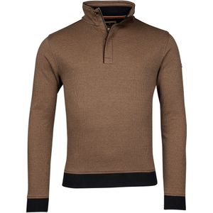 Baileys - Half Zip Trui - Bruin - Katoen