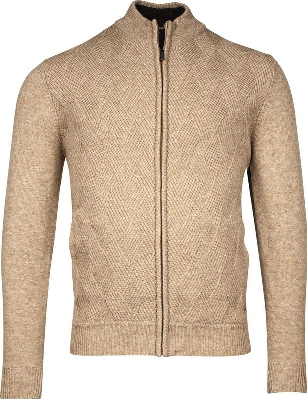 Baileys - Gebreid vest - Heren - Beige - Wol - 422041