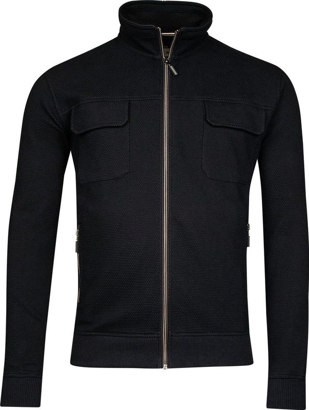 Baileys Cardigan donkerblauw, Effen